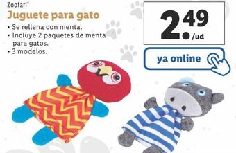 Lidl Juguetes para gatos oferta