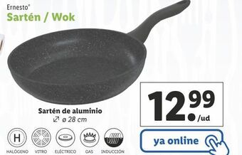 Lidl Sartén de aluminio ernesto oferta