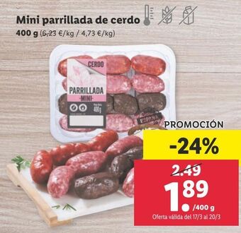 Lidl Parrilla oferta