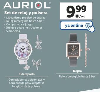 Lidl Relojes auriol oferta