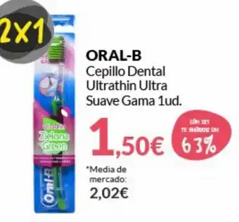 PrimaPrix Oral-B Cepillo Dental Ultrathin Ultra Suave Gama 1ud. oferta