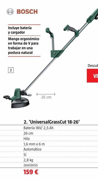 Bauhaus Cortacésped bosch oferta