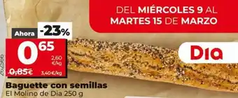 Dia Baguette Con Semillas El Molino de Dia 250 g oferta