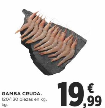 Supercor Gamba Cruda 120/130 Piezas En Kg oferta