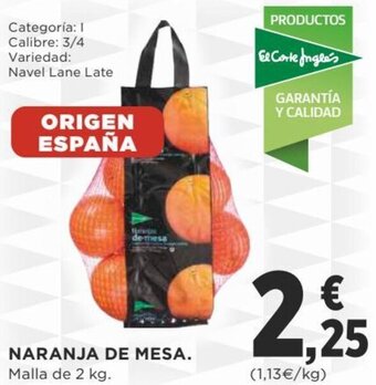 Supercor Naranja de Mesa Malla de 2 kg. oferta