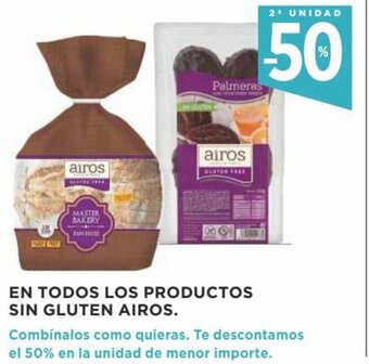 Supercor 2ª Unidad -50% En Todos Los Productos Sin Gluten Airos oferta
