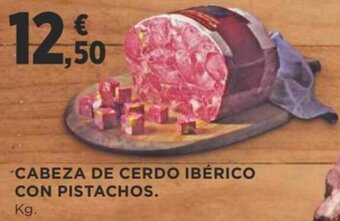 Supercor Cabeza De Cerdo Ibérico Con Pistachos Kg oferta