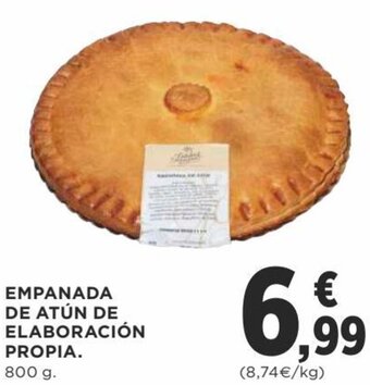 Supercor Empanada De Atún de Elaboración Propia 800 g oferta