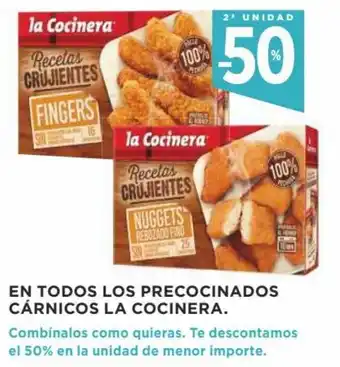 Supercor 2ª Unidad -50% En Todos Los Precocinados Cárnicos La Cocinera oferta