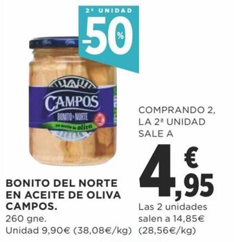 Supercor Bonito del Norte En Aceite De Oliva Campos 260 gne oferta
