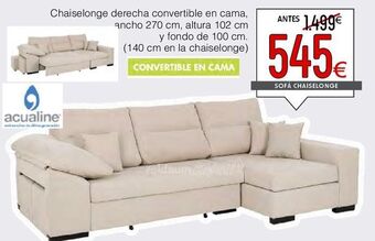 Atrapamuebles Chaise longue con cama oferta