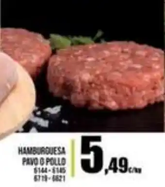 Family Cash Hamburguesa Pavo O Pollo oferta