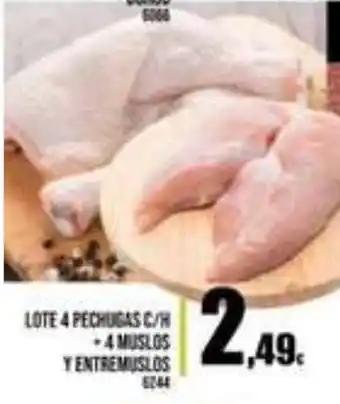 Family Cash Lote 4 Pechugas + 4 muslos y Entremuslos oferta