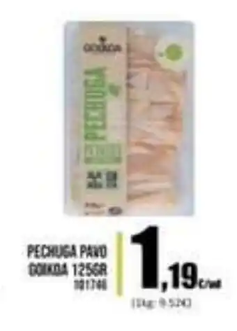 Family Cash Pechuga Pavo 125gr oferta