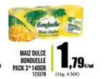 Family Cash Maiz Dulce Bonduelle Pack 3 140gr oferta