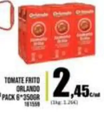 Family Cash Tomate Frito Orlando Pack 6 350gr oferta
