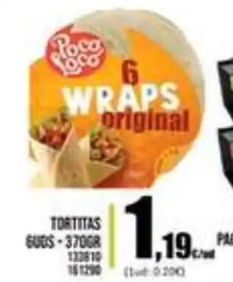 Family Cash Tortitas 6uds 370gr oferta