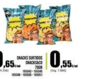 Family Cash Snacks Surtidos Snacks6co 70gr oferta