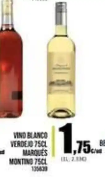 Family Cash Vino Blanco Verdejo 75cl Marqués Montino 75cl oferta