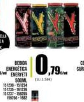 Family Cash Bebida Energética Eneryeti 500ml oferta