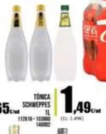 Family Cash Tónica Schweppes 1L oferta