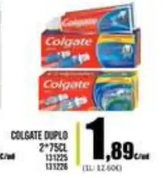 Family Cash Colgate Duplo 2*75cl oferta
