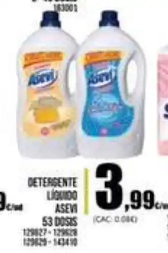 Family Cash Detergente Líquido Asevi 53 dosis oferta