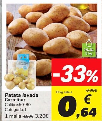 Carrefour Patata lavada carrefour oferta