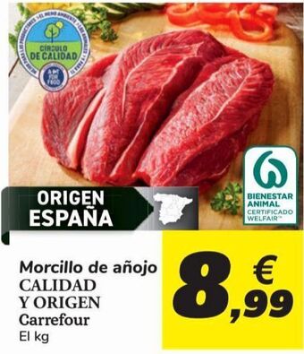 Carrefour Morcillo de añojo calidad y origen carrefour oferta