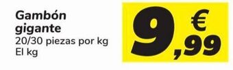 Carrefour Gambón gigante oferta
