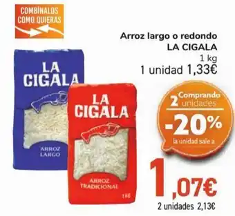 Carrefour Arroz largo o redondo la cigala oferta
