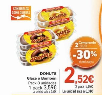 Carrefour Donuts glacé o bombón oferta