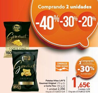 Carrefour Patatas fritas lay´s oferta