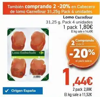 Carrefour Lomo carrefour oferta