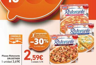 Carrefour Pizzas ristorante dr.oetker oferta