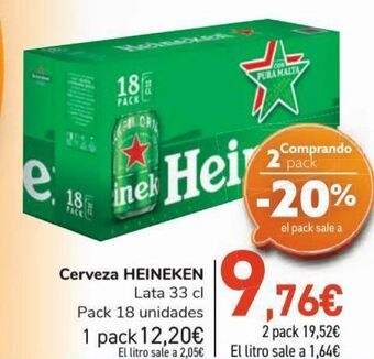Carrefour Cerveza heineken oferta