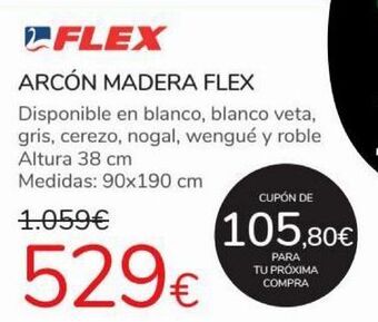 Carrefour Flex arcón madera flex oferta
