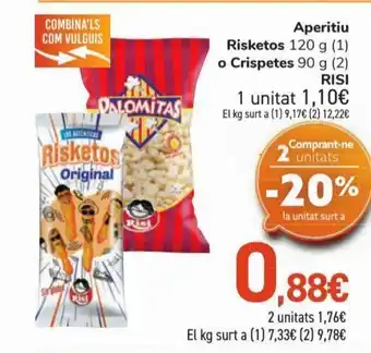 Carrefour Aperitivo risketos o palomitas risi oferta