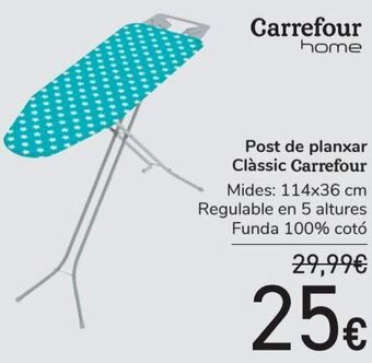 Carrefour Tabla de planchar classic carrefour oferta
