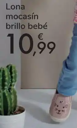 Carrefour Lona mocasín brillo bebé oferta