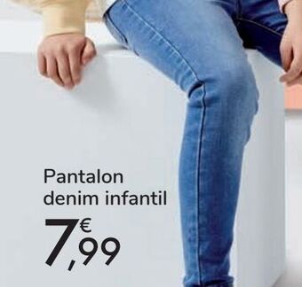 Carrefour Pantalón denim infantil oferta