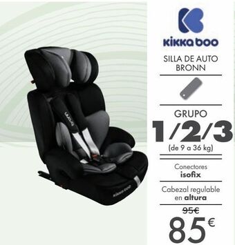 Carrefour Kikka boo silla de auto bronn oferta