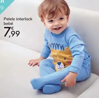Carrefour Pelele interlock bebé oferta