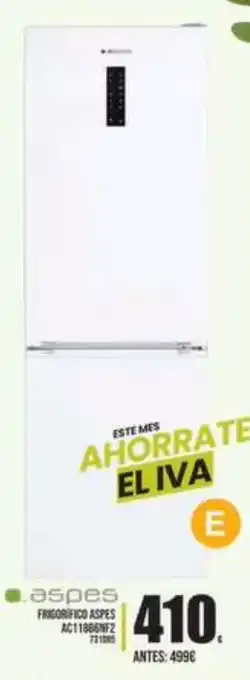 Family Cash Aspes Frigorífico Aspes ACI1856NF2 oferta