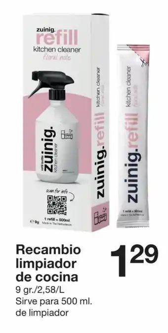 Zeeman Recambio limpiador de cocina 9gr oferta