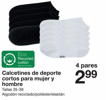 Zeeman Calcetines de deporte cortos para mujer y hombre oferta