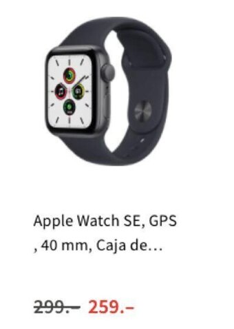 MediaMarkt Apple Watch SE, GPS, 40 mm, Caja de oferta