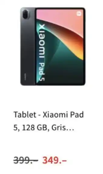 MediaMarkt Tablet - Xiaomi Pad 5, 128GB, Gris oferta