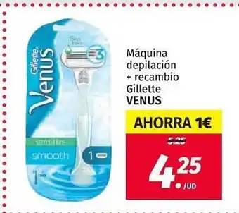 Maskom Supermercados Máquina Depilación + Recambio Gillette Venus oferta