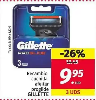Maskom Supermercados Recambio Cuchilla Afeitar Proglide Gillette oferta
